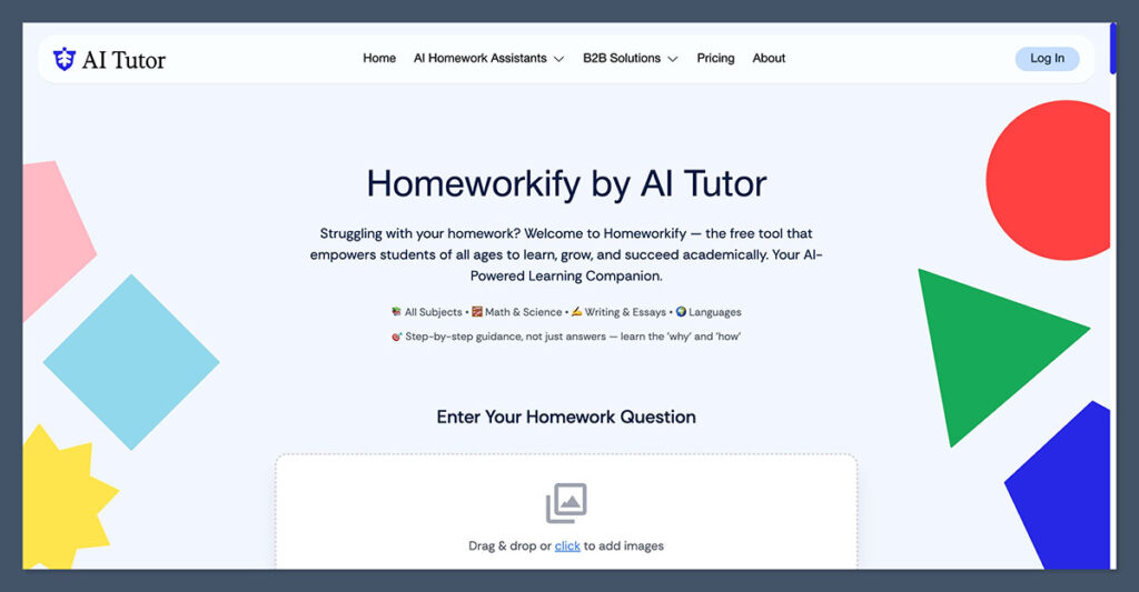 Homeworkify Homepage