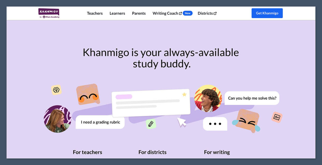 Khanmigo Homepage